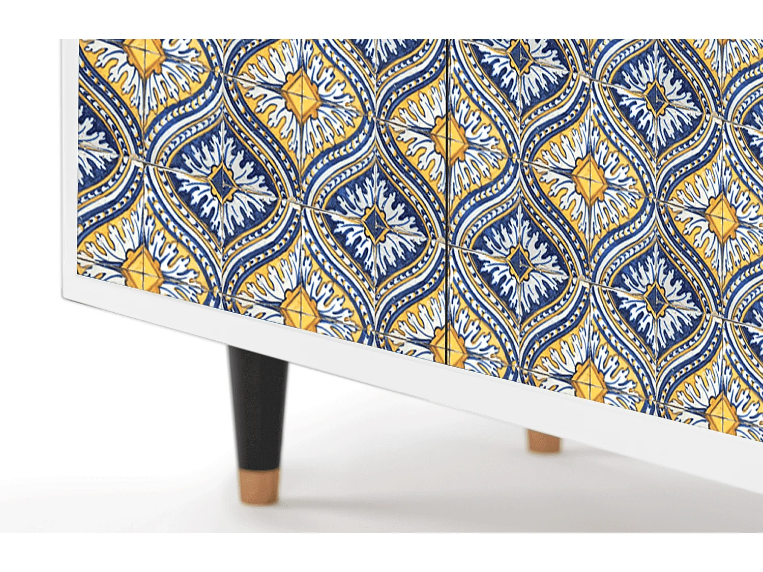 Buffet - 94x96x48 cm - BS3 - Illusory Pattern, Blanc