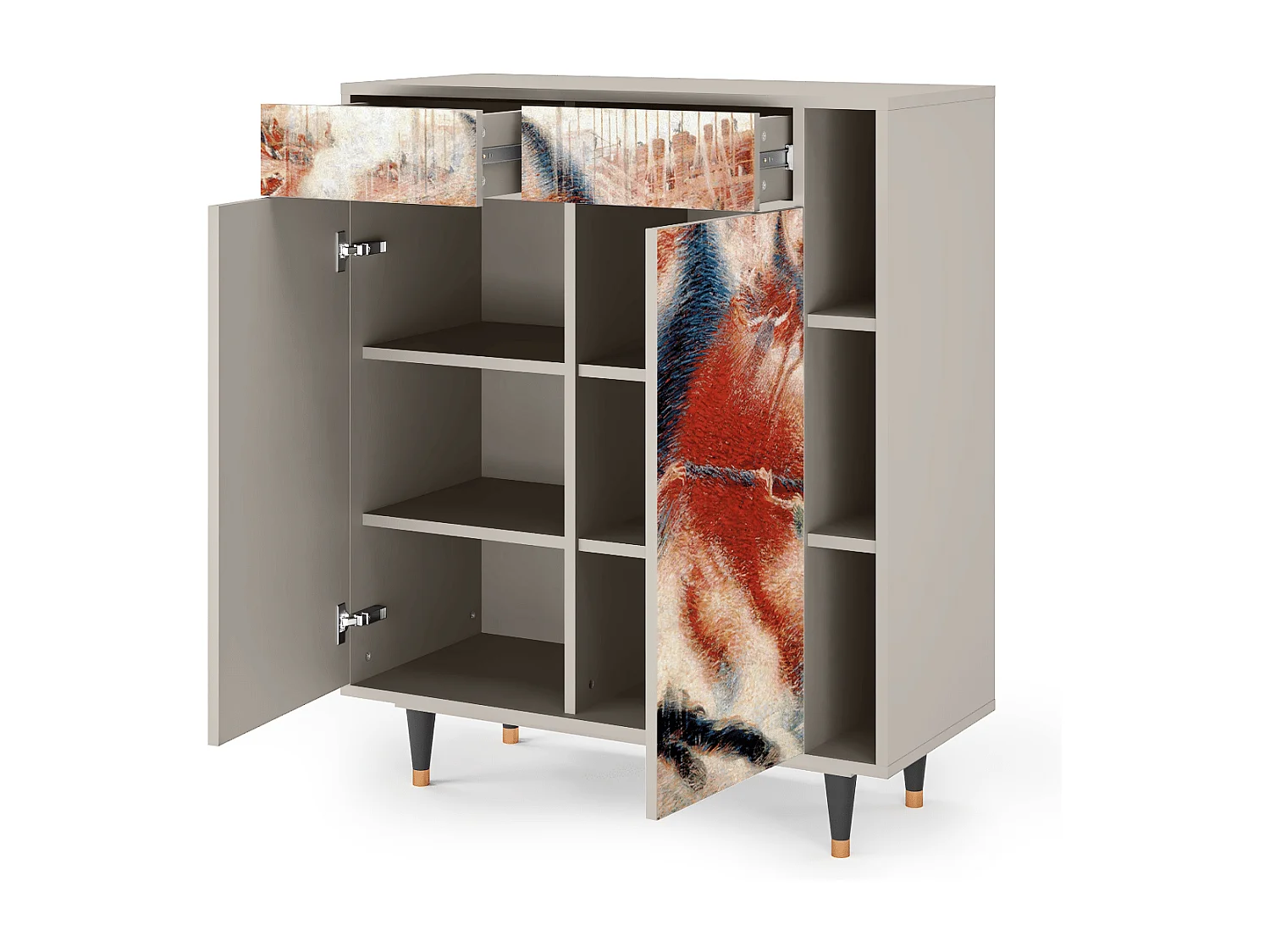 Credenza - 96х110х41 cm - BS6 - The City Rises, Sabbia