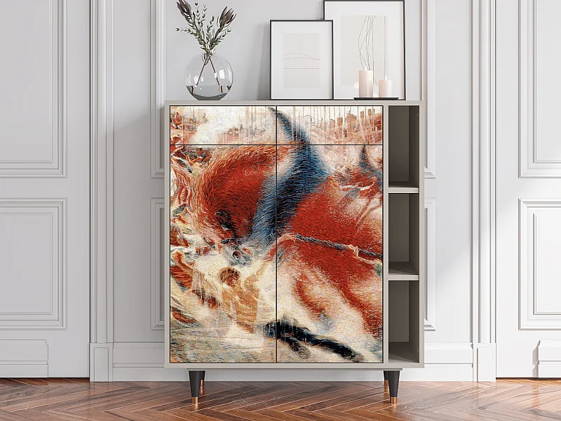 Kredens - 96х110х41 cm - BS6 - The City Rises, Piaskowy