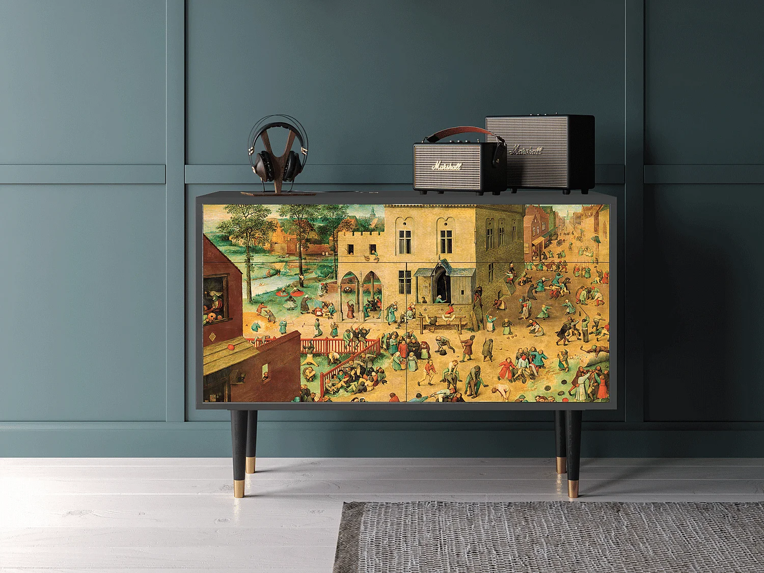 Buffet - 115x85x48 cm - BS4 - Children Games, Anthracite