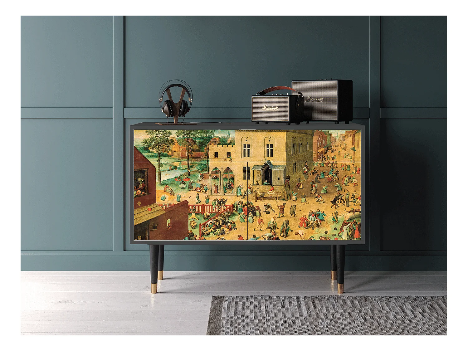 Buffet - 115x85x48 cm - BS4 - Children Games, Anthracite