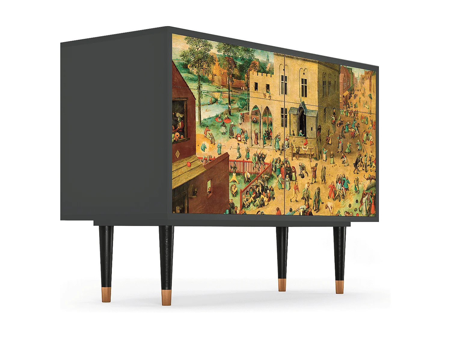 Sideboard - 115x85x48 cm - BS4 - Children Games, Anthrazit