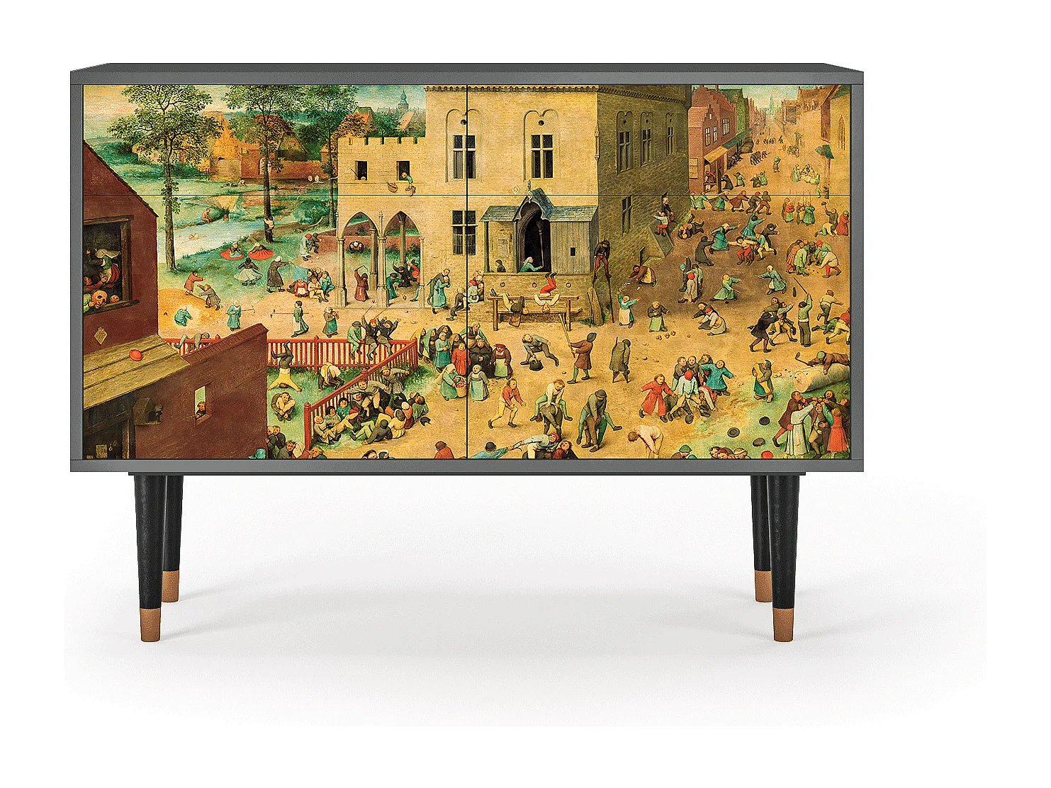 Credenza - 115x85x48 cm - BS4 - Children Games, Antracite