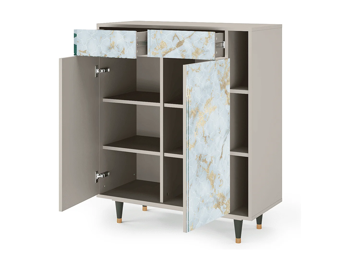 Buffet - 96х110х41 cm - BS6 - Golden Waves, Sable