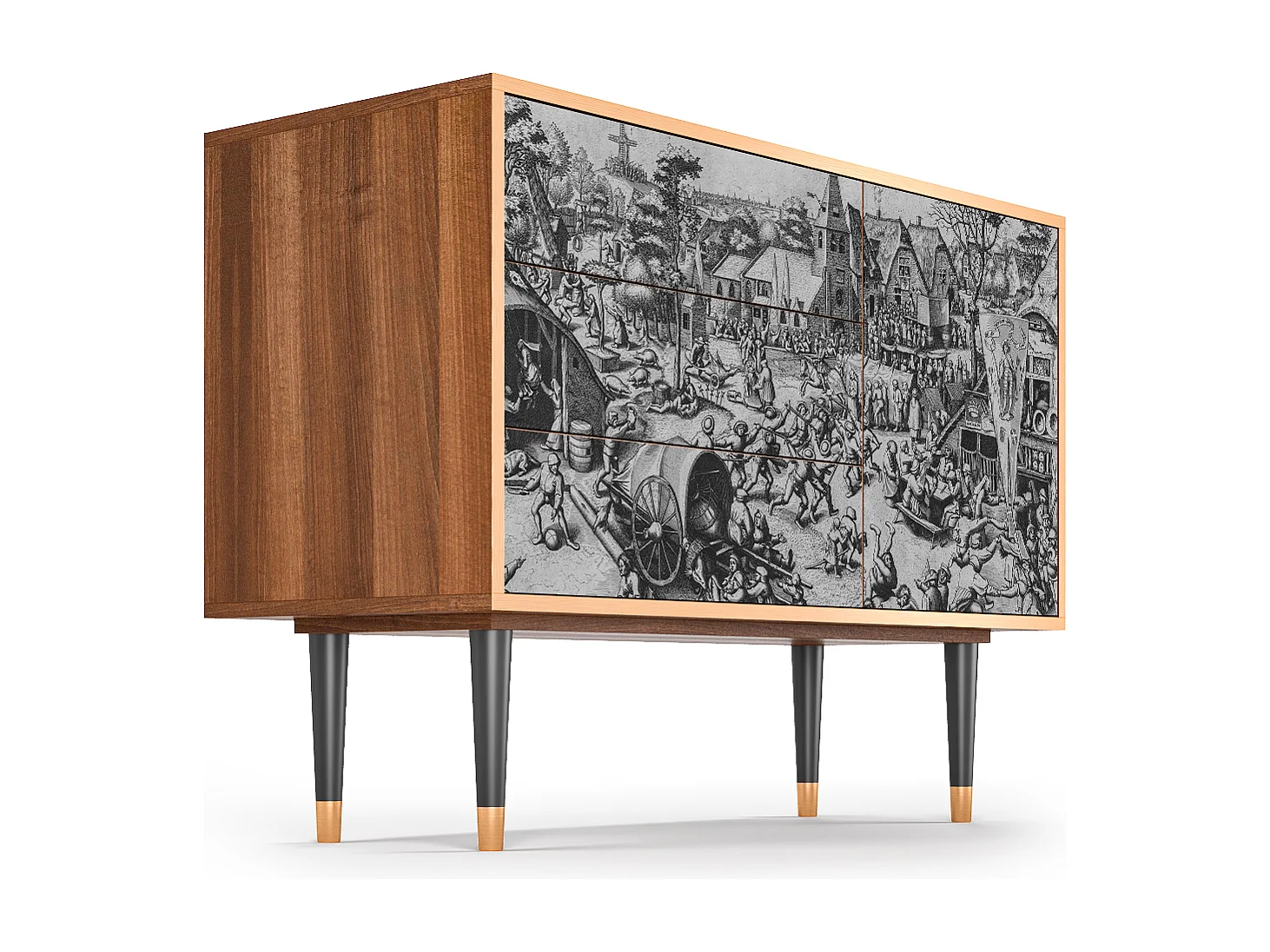 Buffet - 115х84х41 cm - S3 - The Festival of Saint, Noyer