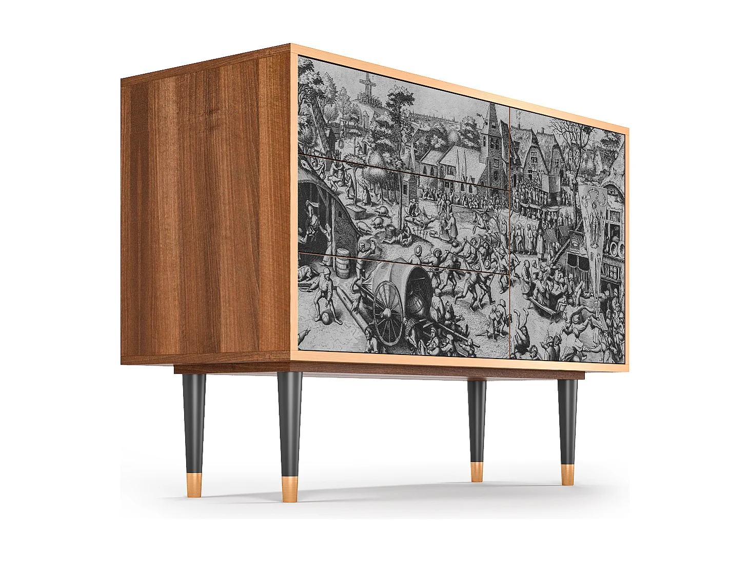 Buffet - 115х84х41 cm - S3 - The Festival of Saint, Noyer