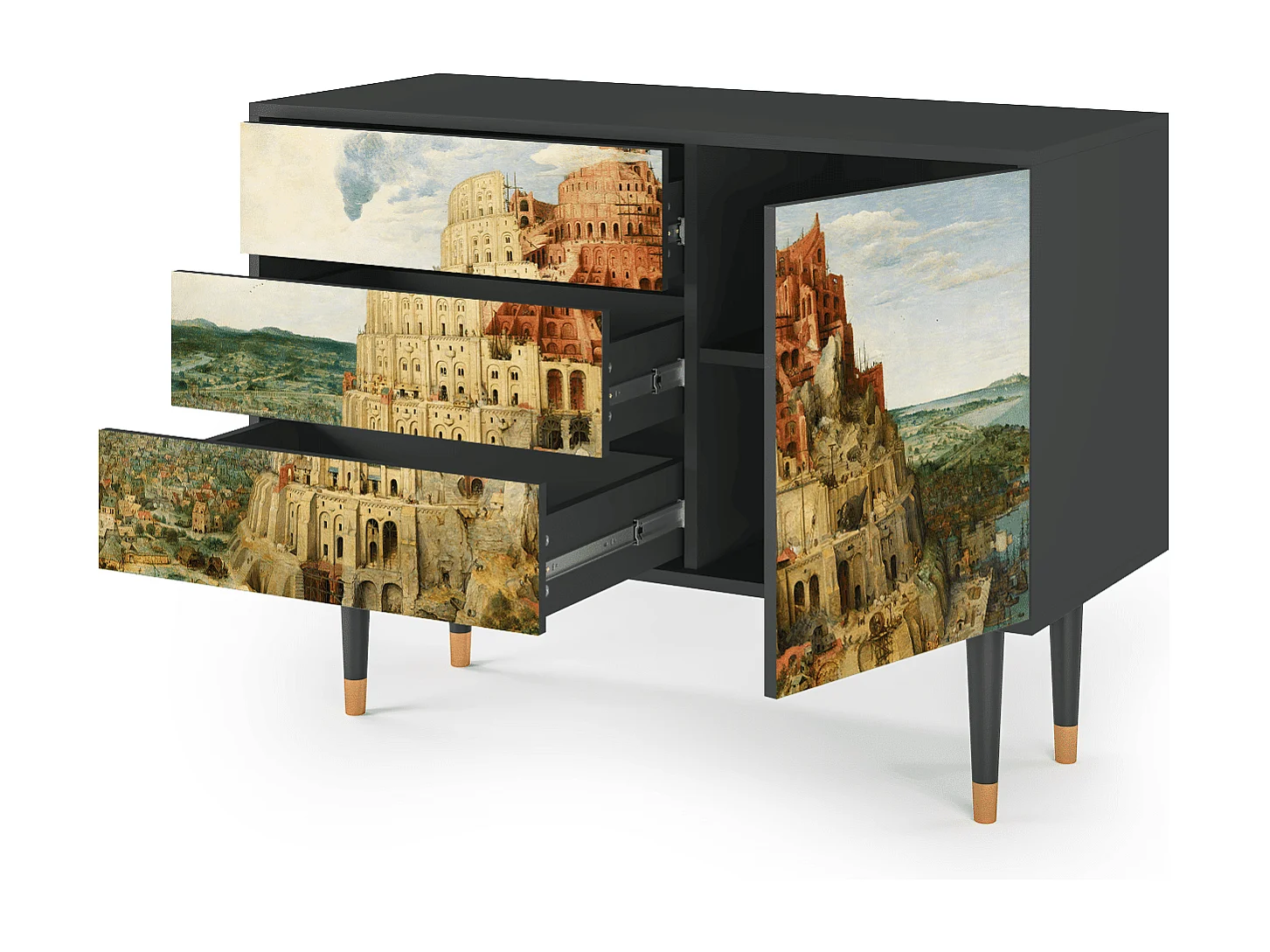 Buffet - 115х84х41 cm - S3 - Elder The Tower, Anthracite