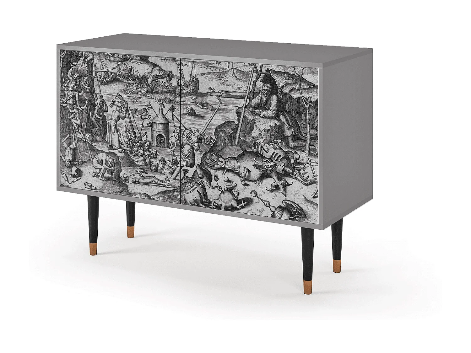 Buffet - 115x85x48 cm - BS4 - The Temptation, Gris