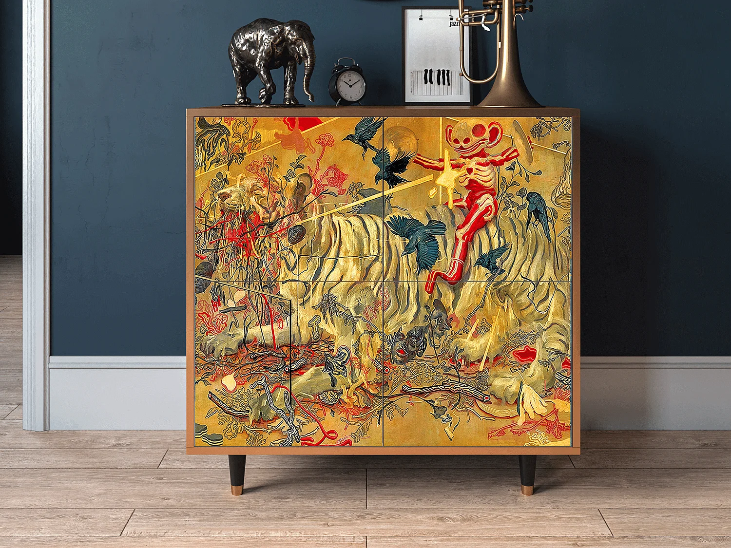 Credenza - 94x96x48 cm - BS3 - Blood by James Jean, Noce