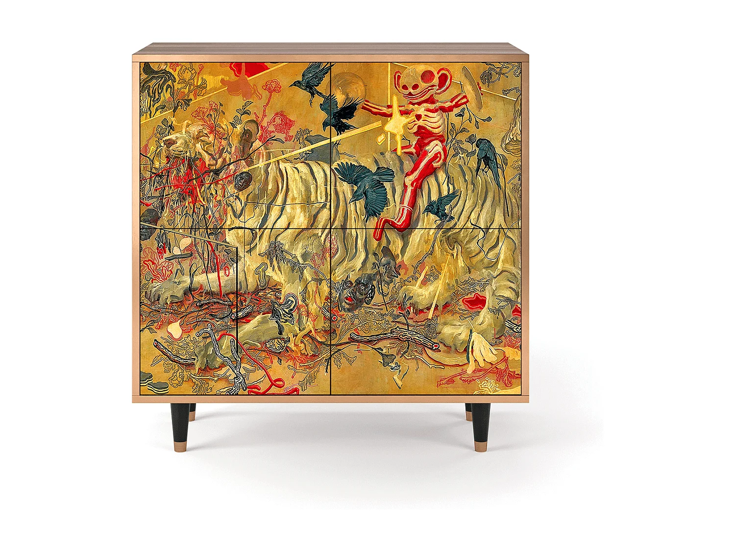 Credenza - 94x96x48 cm - BS3 - Blood by James Jean, Noce