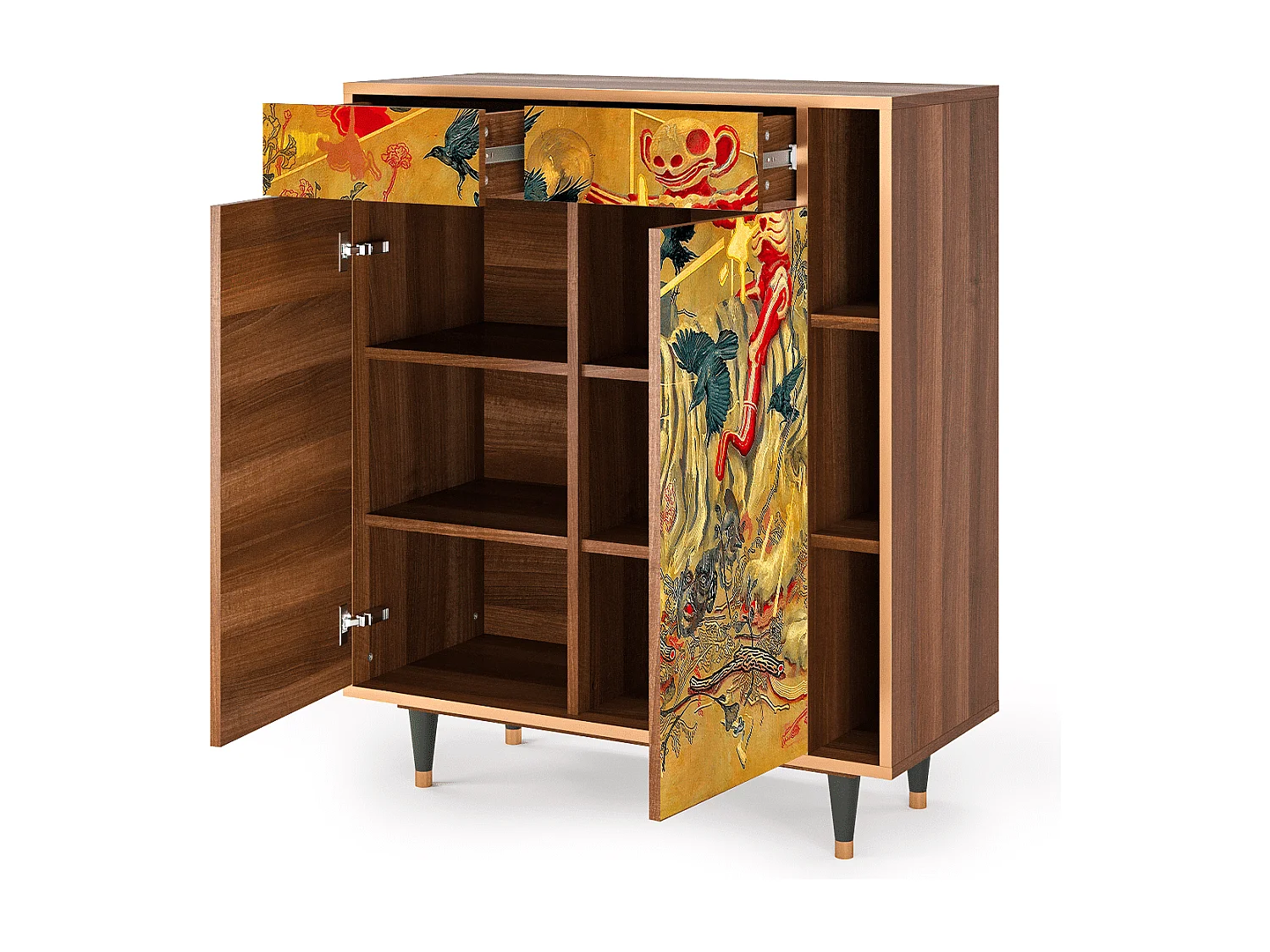 Buffet - 96х110х41 cm - BS6 - Blood by James Jean, Noyer