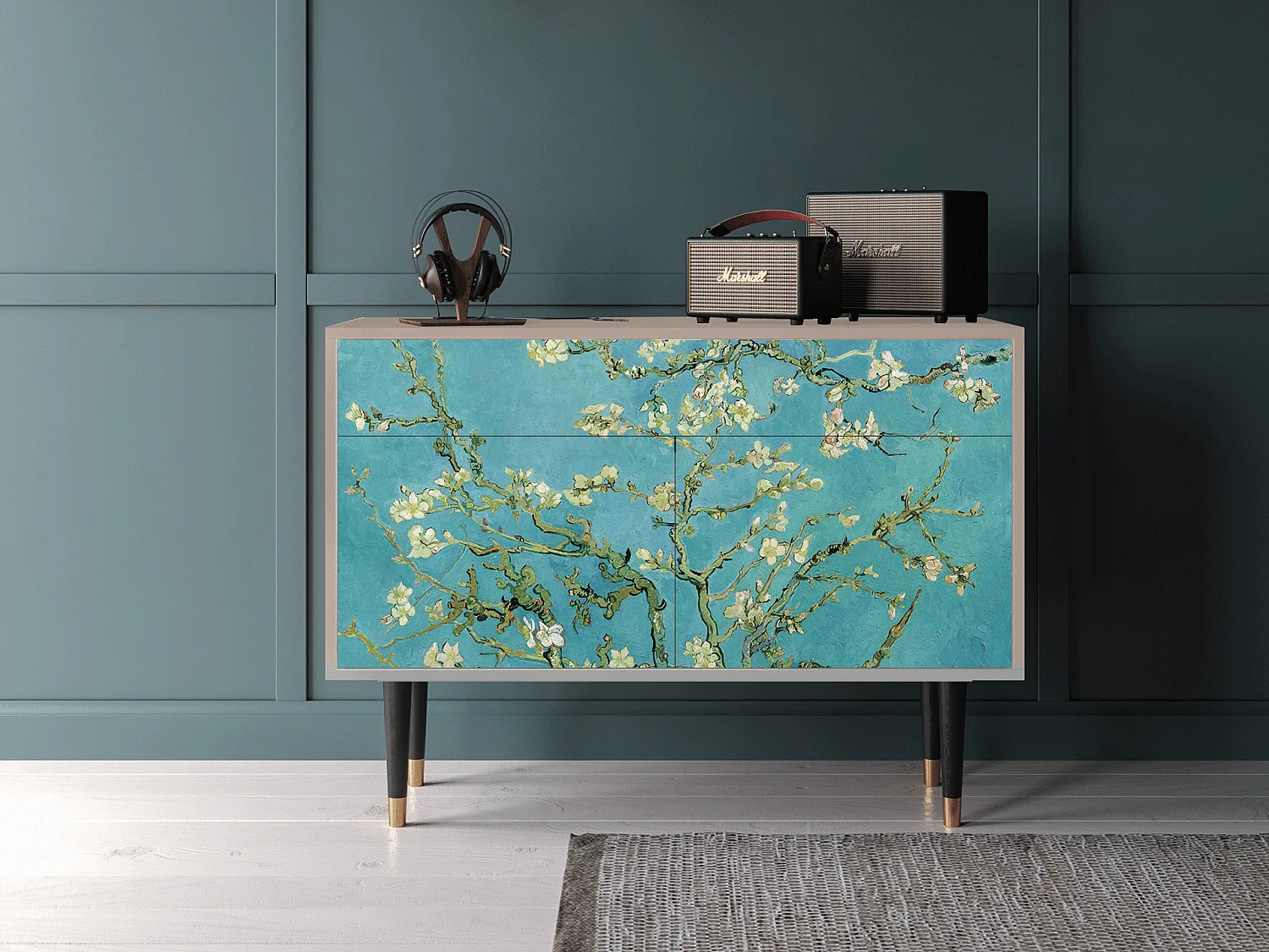 Buffet - 115x85x48 cm - BS4 - Almond Blossom, Latte