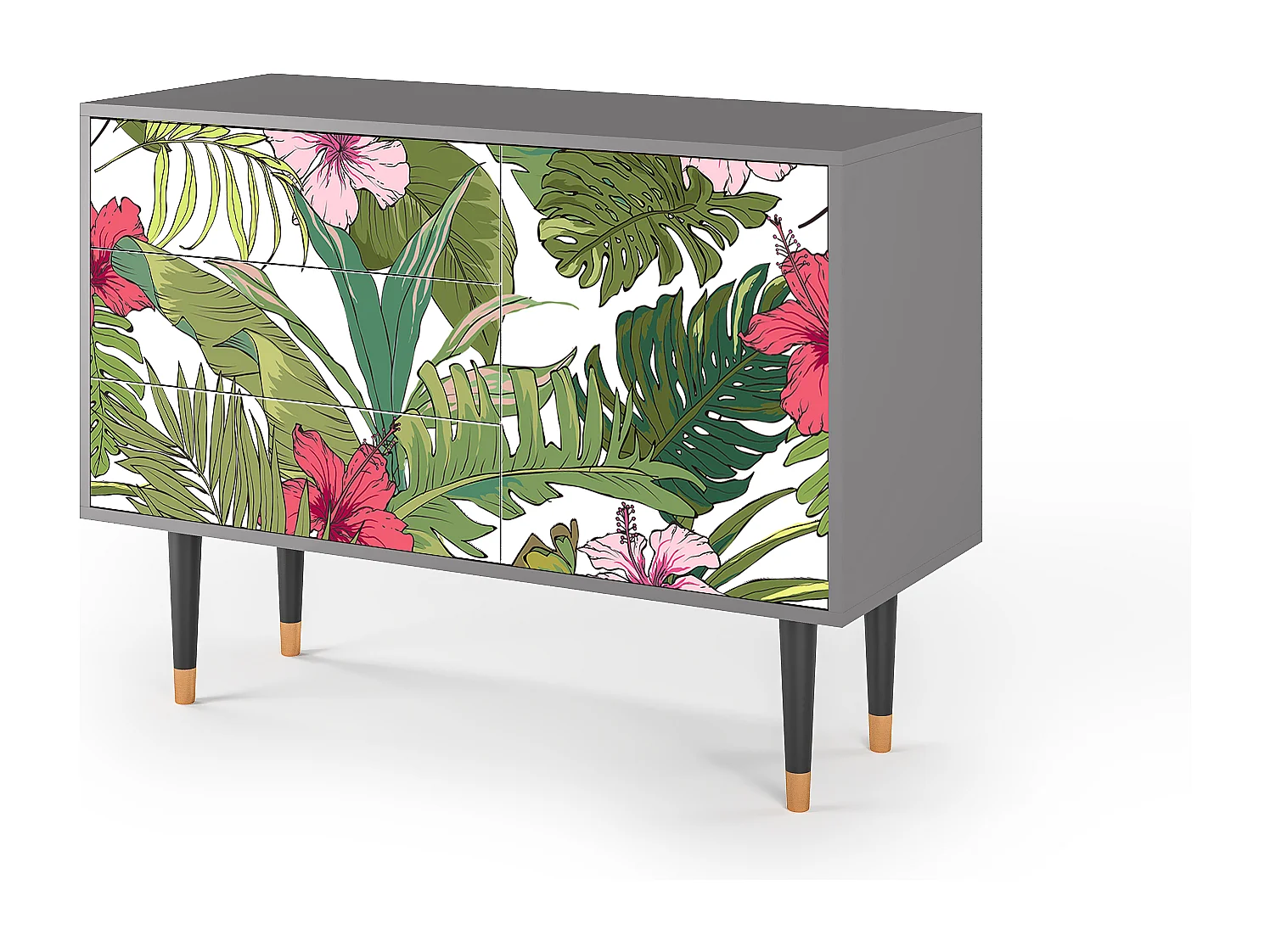 Credenza - 115х84х41 cm - S3 - Verdant Tropics, Grigio