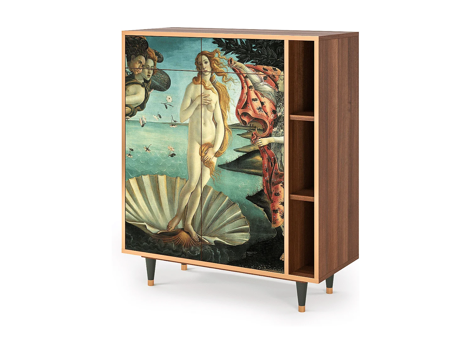 Buffet - 96х110х41 cm - BS6 - The Birth of Venus, Noyer