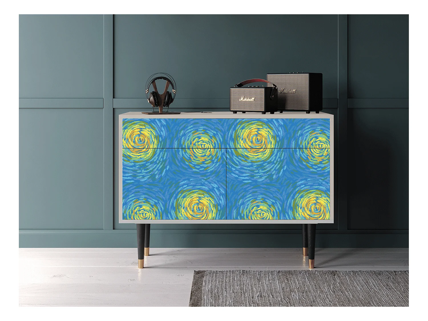Buffet - 115x85x48 cm - BS4 - Van Gogh Lights, Sable