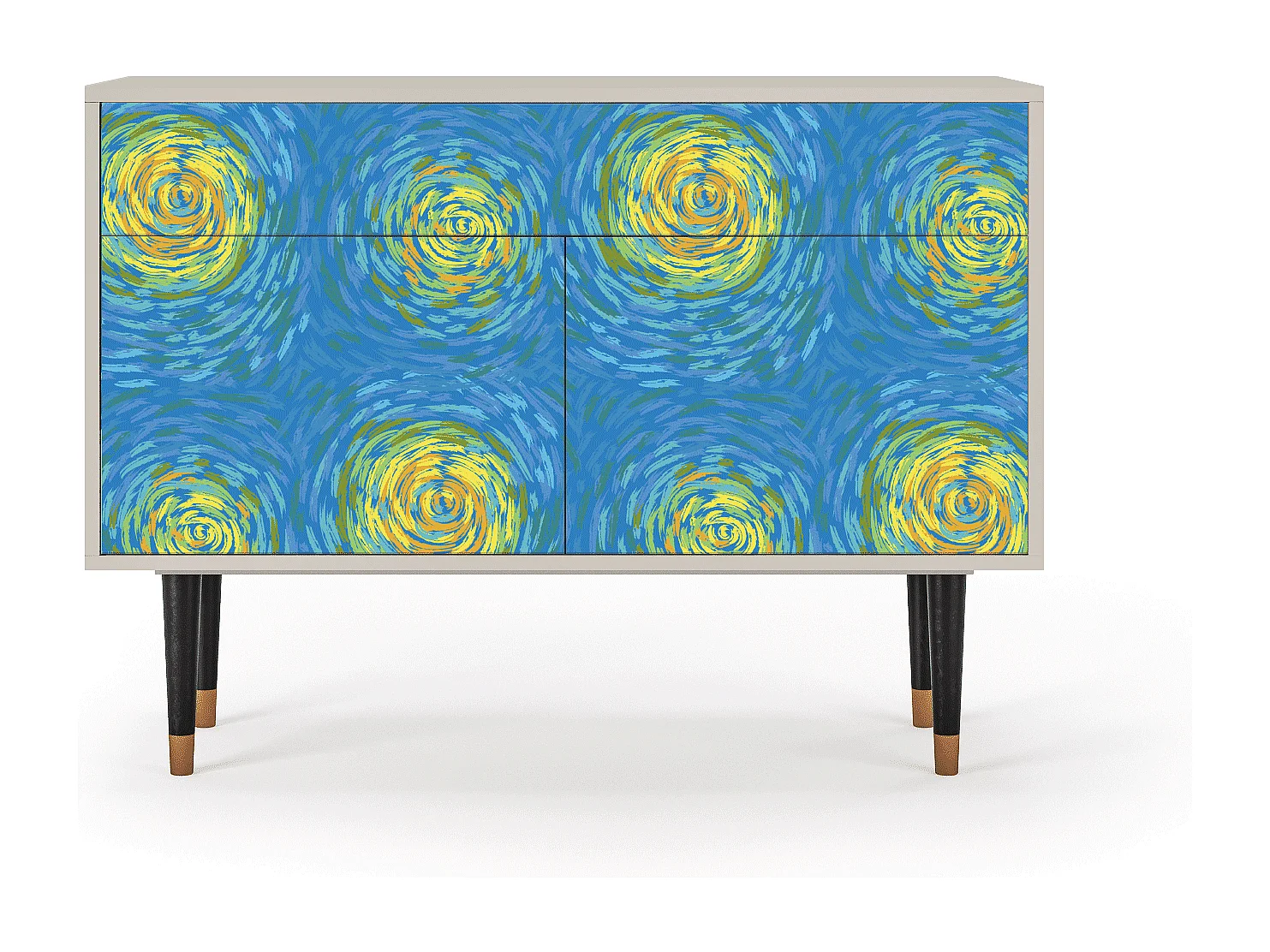 Credenza - 115x85x48 cm - BS4 - Van Gogh Lights, Sabbia