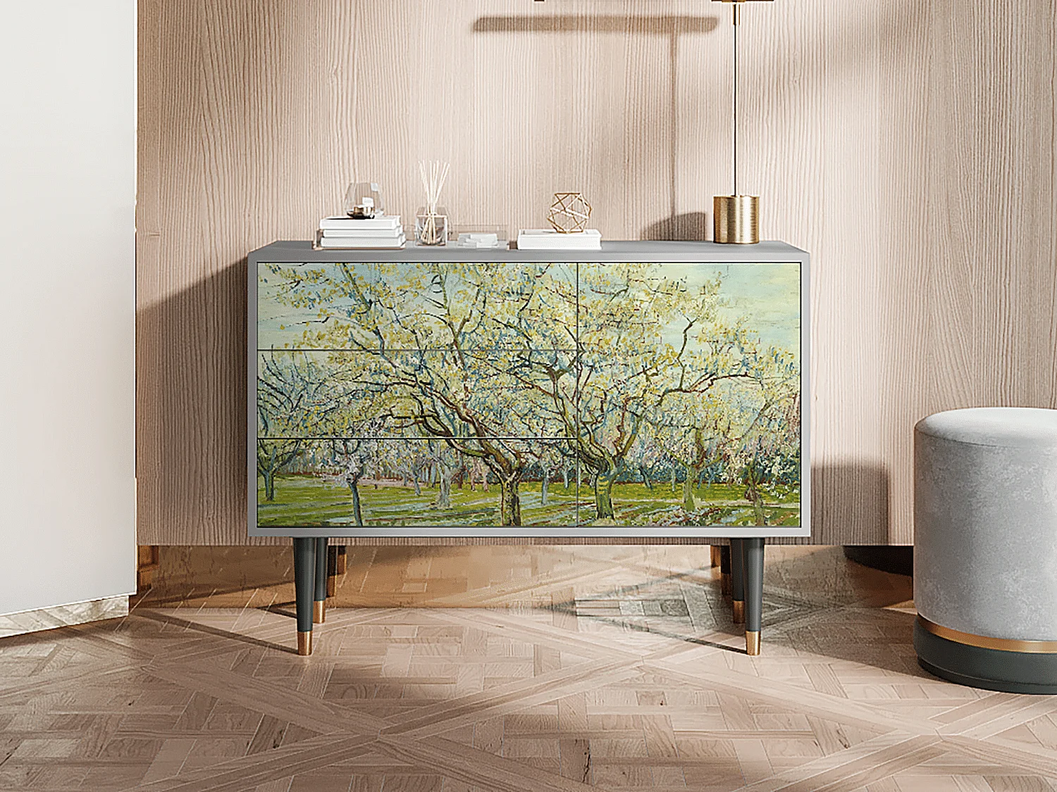Buffet - 115х84х41 cm - S3 - The Blanc Orchard, Gris