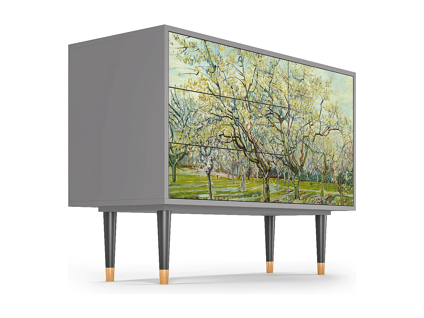 Aparador - 115х84х41 cm - S3 - The Blanco Orchard, Gris