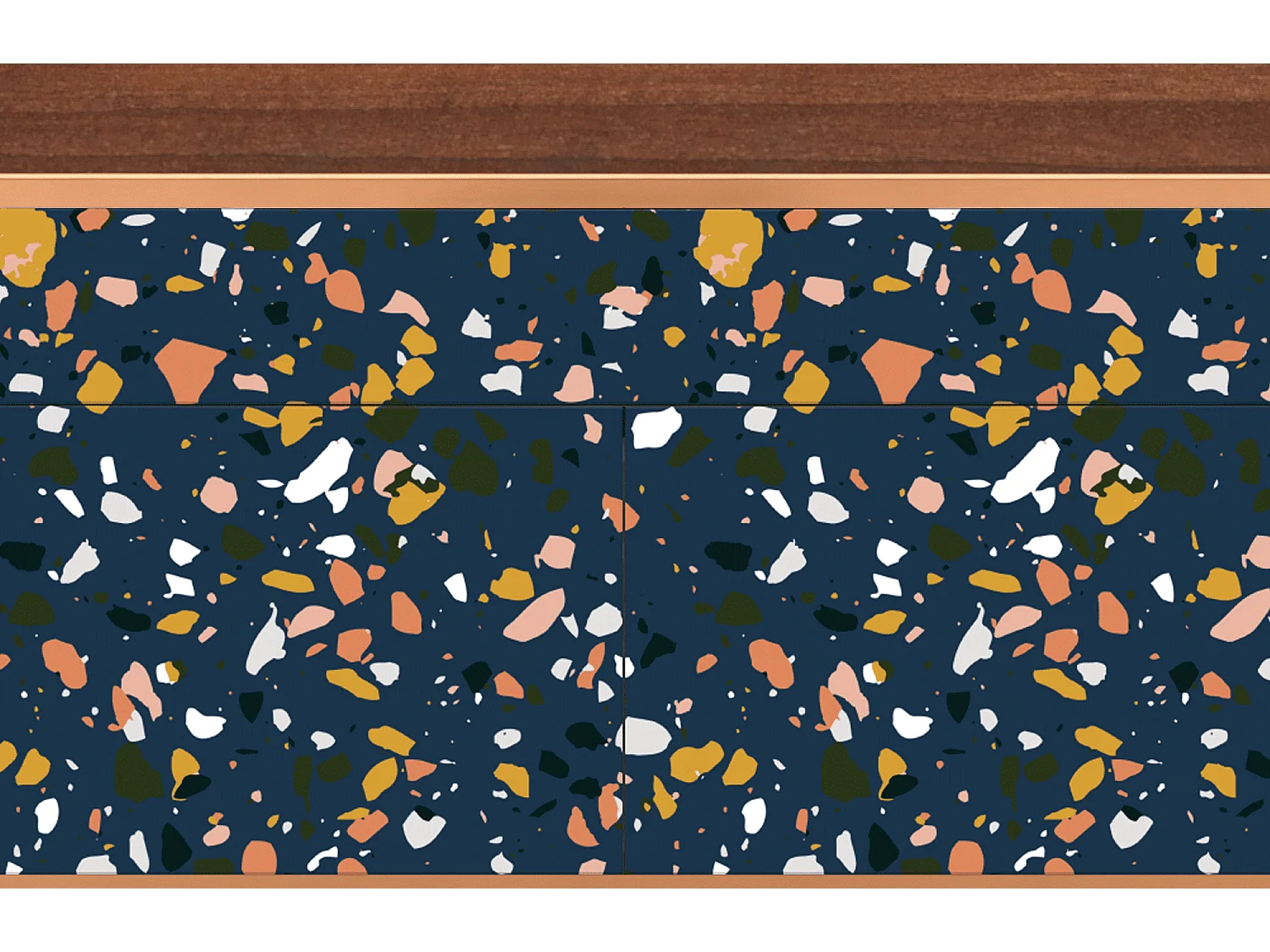 Credenza - 115x85x48 cm - BS4 - Night Sky Langhterns, Noce