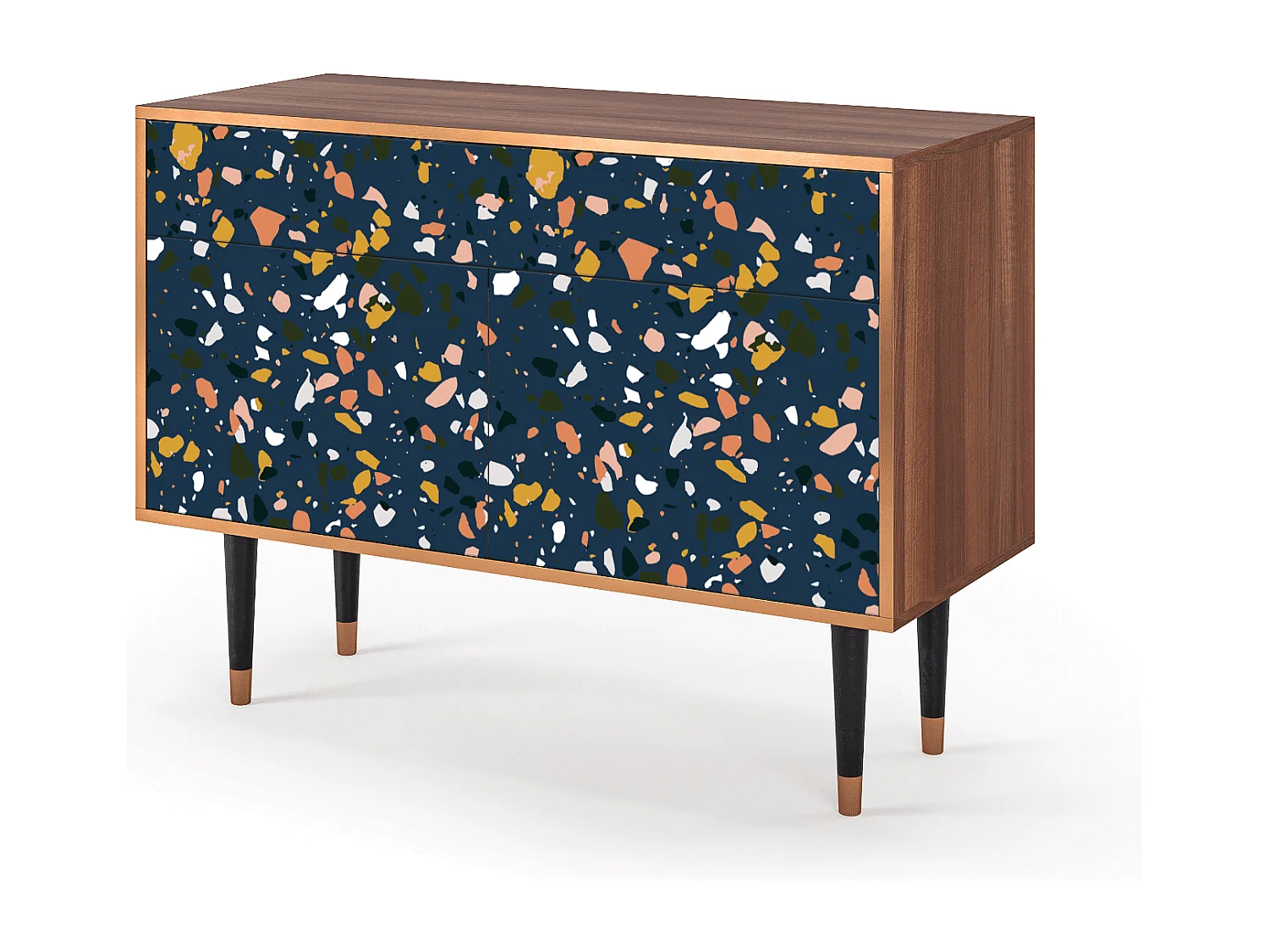 Buffet - 115x85x48 cm - BS4 - Night Sky Langhterns, Noyer