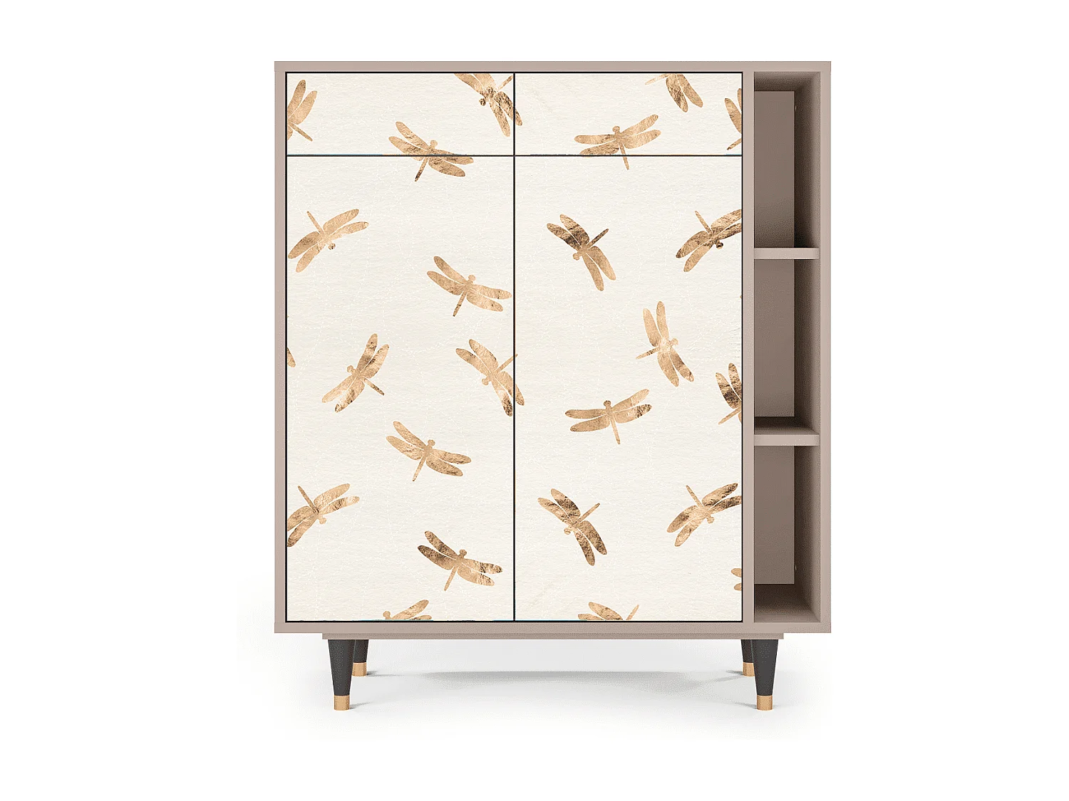 Buffet - 96х110х41 cm - BS6 - Nude Dragonflies, Latte