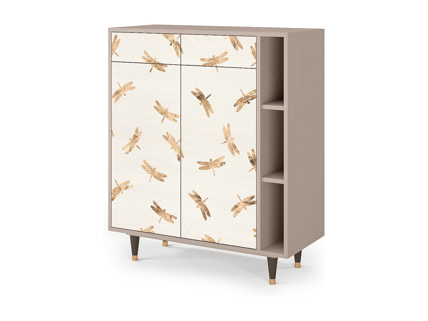 Buffet - 96х110х41 cm - BS6 - Nude Dragonflies, Latte