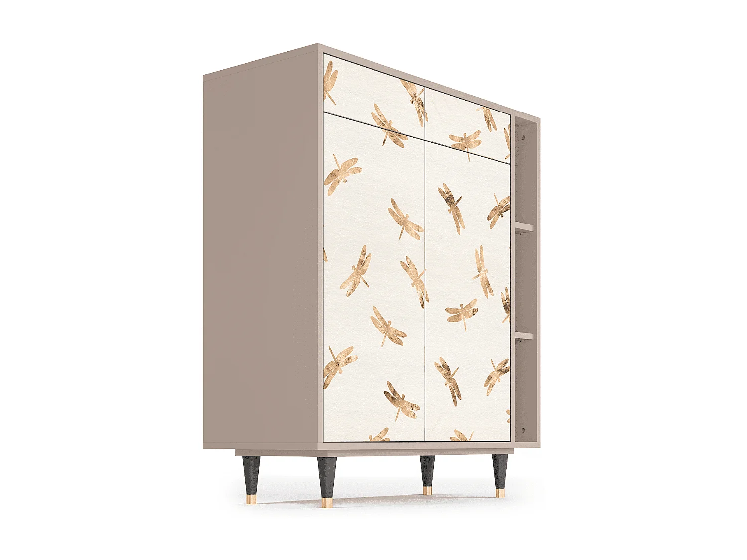 Buffet - 96х110х41 cm - BS6 - Nude Dragonflies, Latte