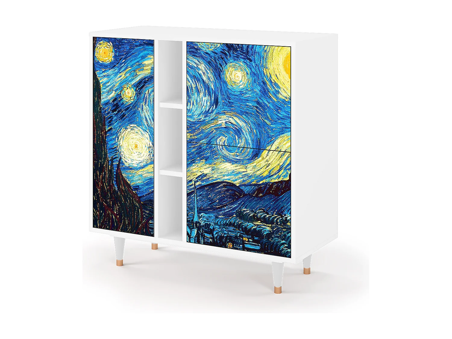 Buffet - 94х96х41 cm - BS5 - The Starry Night  , Blanc