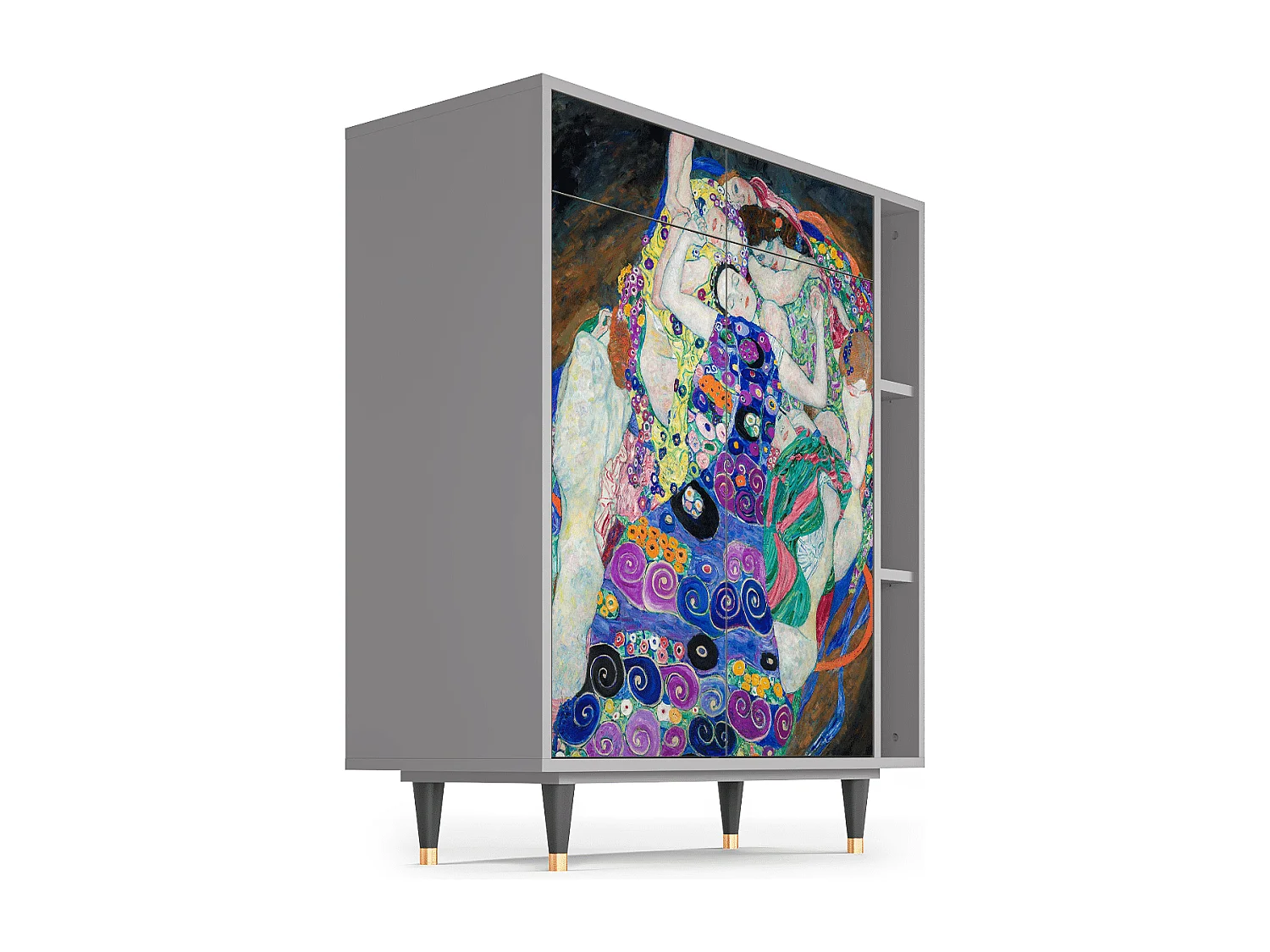 Sideboard - 96х110х41 cm - BS6 - The Maiden by Klimt, Grau