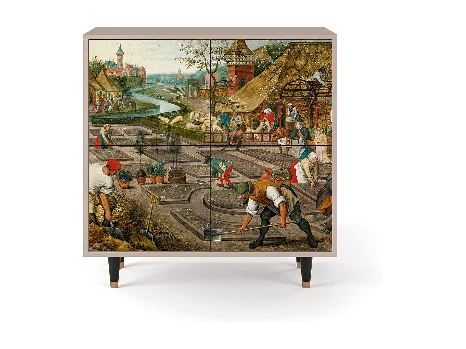 Buffet - 94x96x48 cm - BS3 - The Younger - Spring, Latte