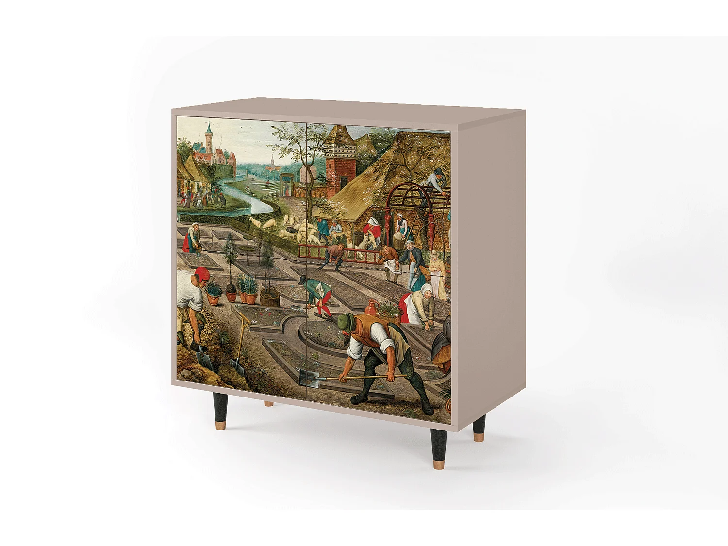 Buffet - 94x96x48 cm - BS3 - The Younger - Spring, Latte