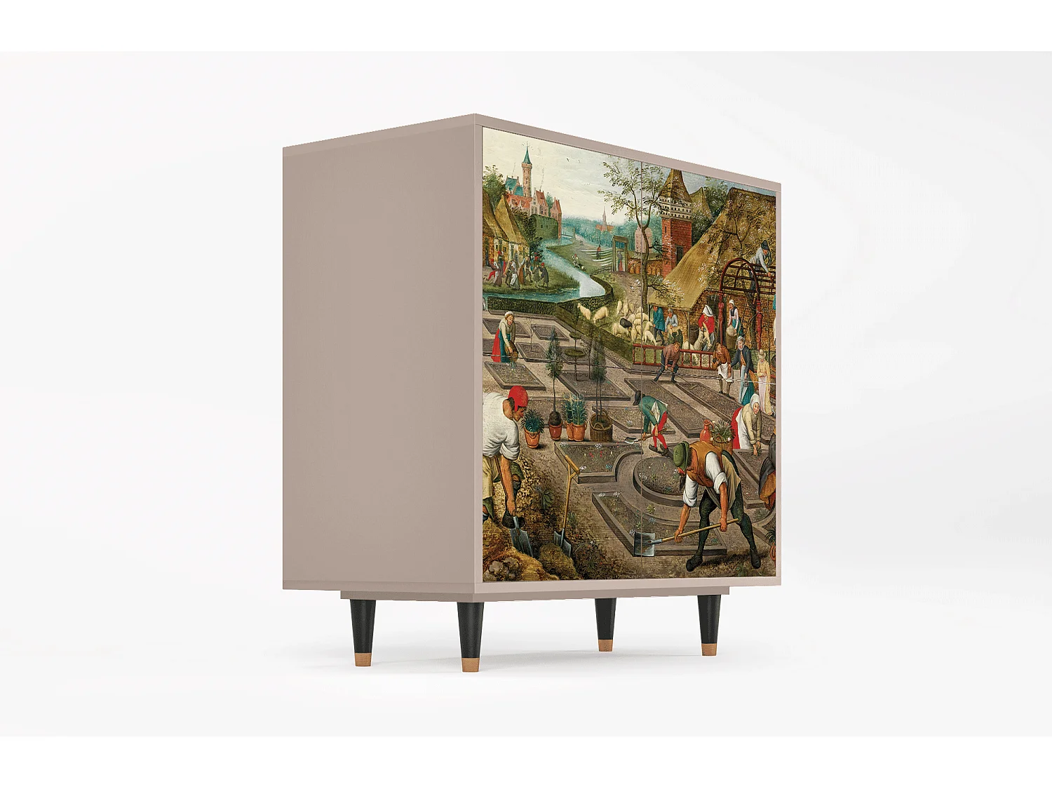 Buffet - 94x96x48 cm - BS3 - The Younger - Spring, Latte