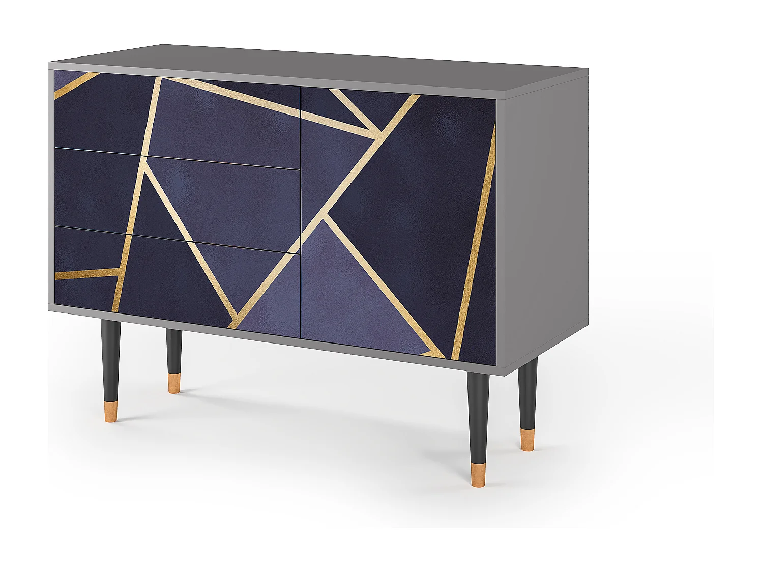 Buffet - 115х84х41 cm - S3 - The Amethyst, Gris