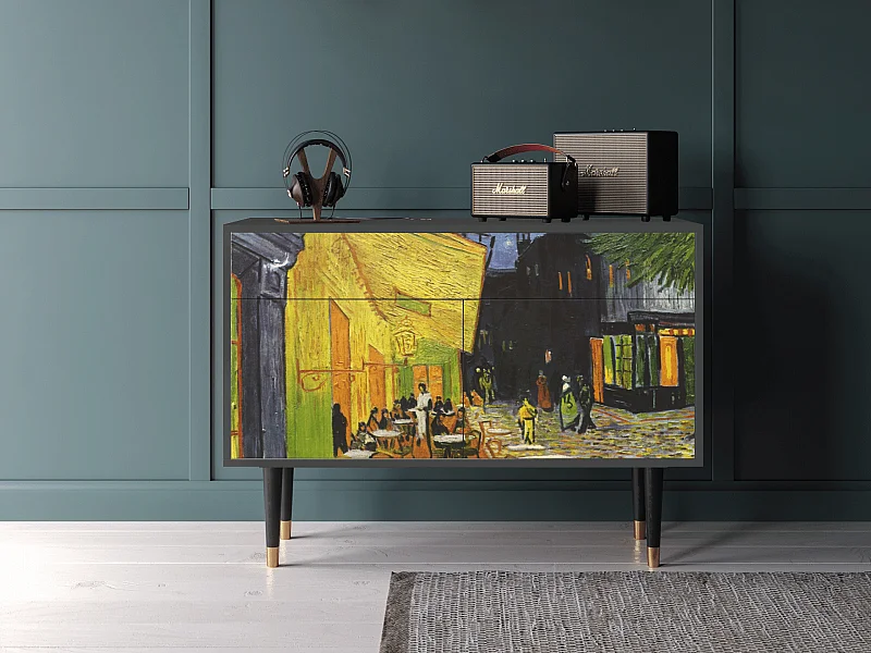 Buffet - 115x85x48 cm - BS4 - Café Terrace at Night, Anthracite