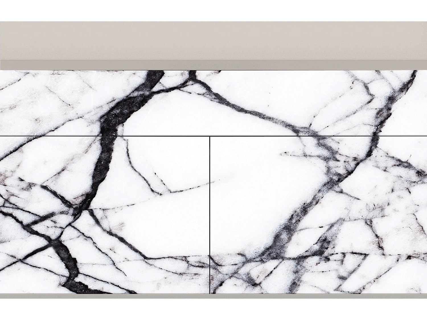 Buffet - 115x85x48 cm - BS4 - Raven Marble, Sable
