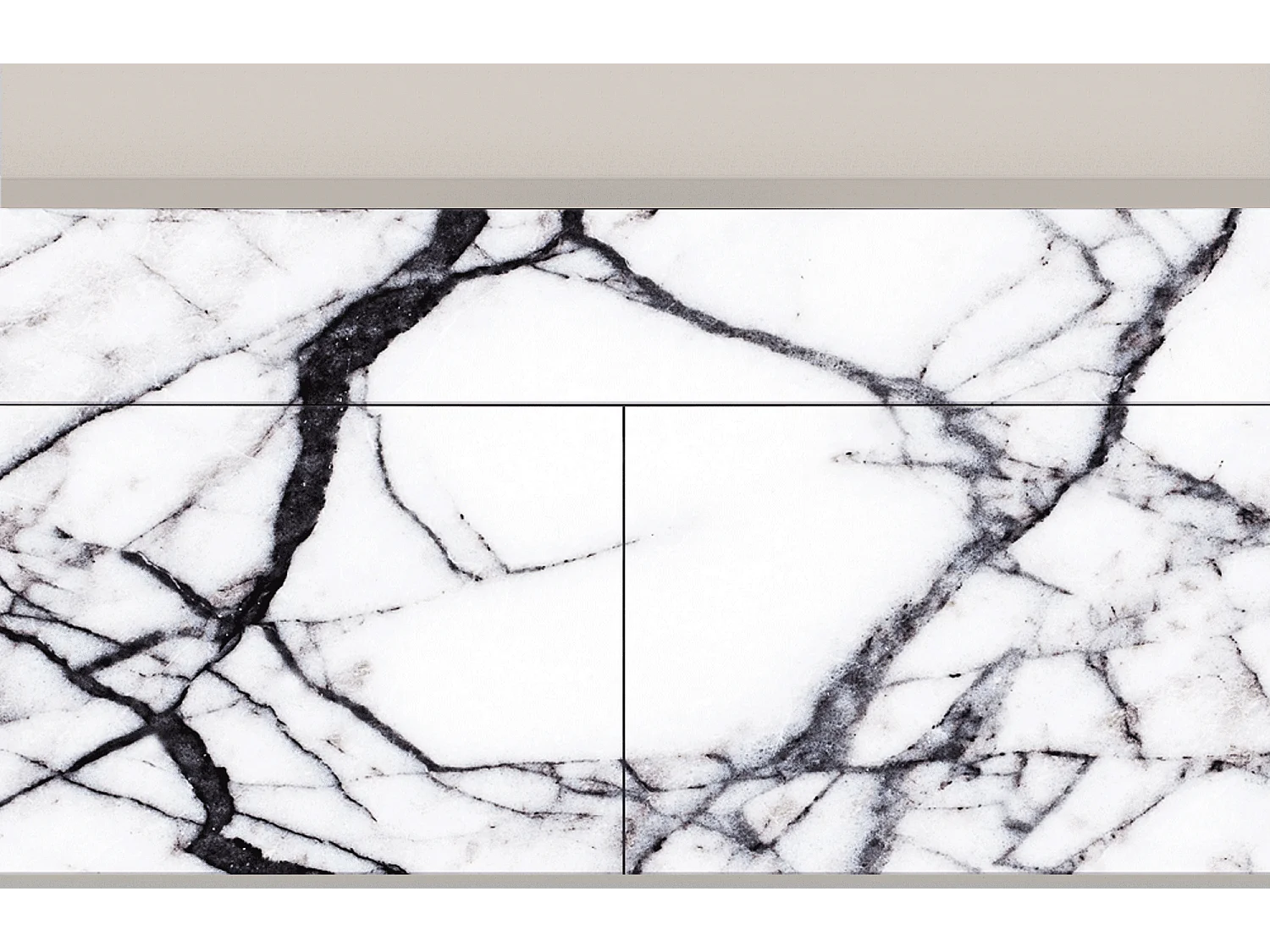 Buffet - 115x85x48 cm - BS4 - Raven Marble, Sable