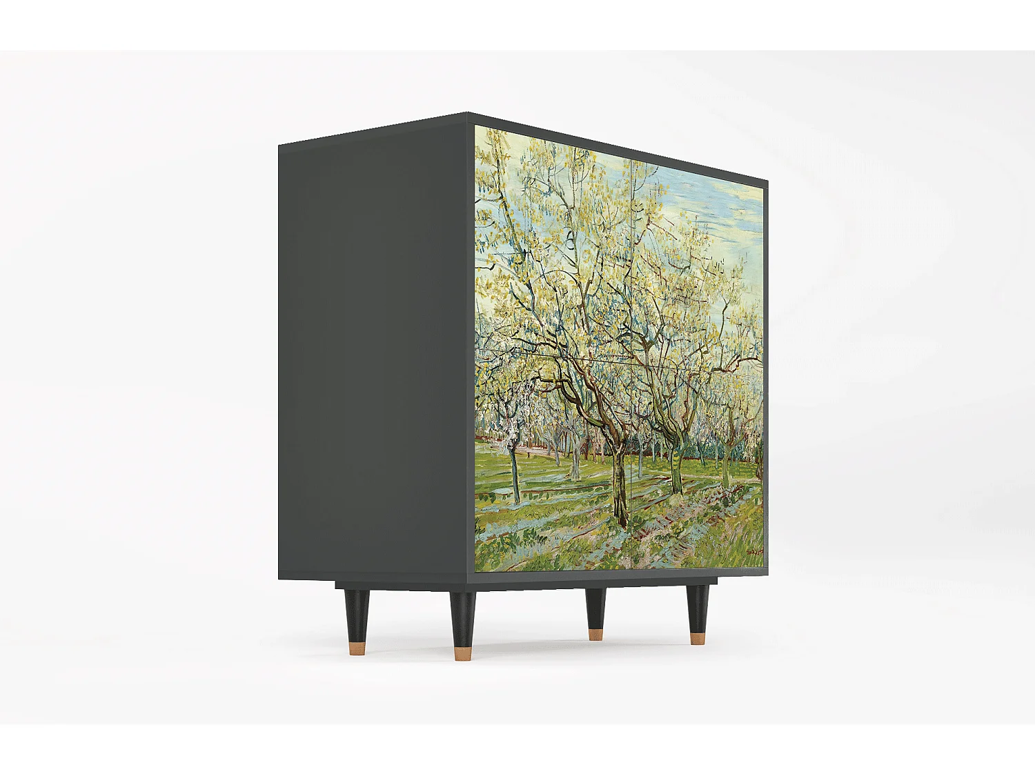 Dressoir - 94x96x48 cm - BS3 - The Wit Orchard, Antraciet