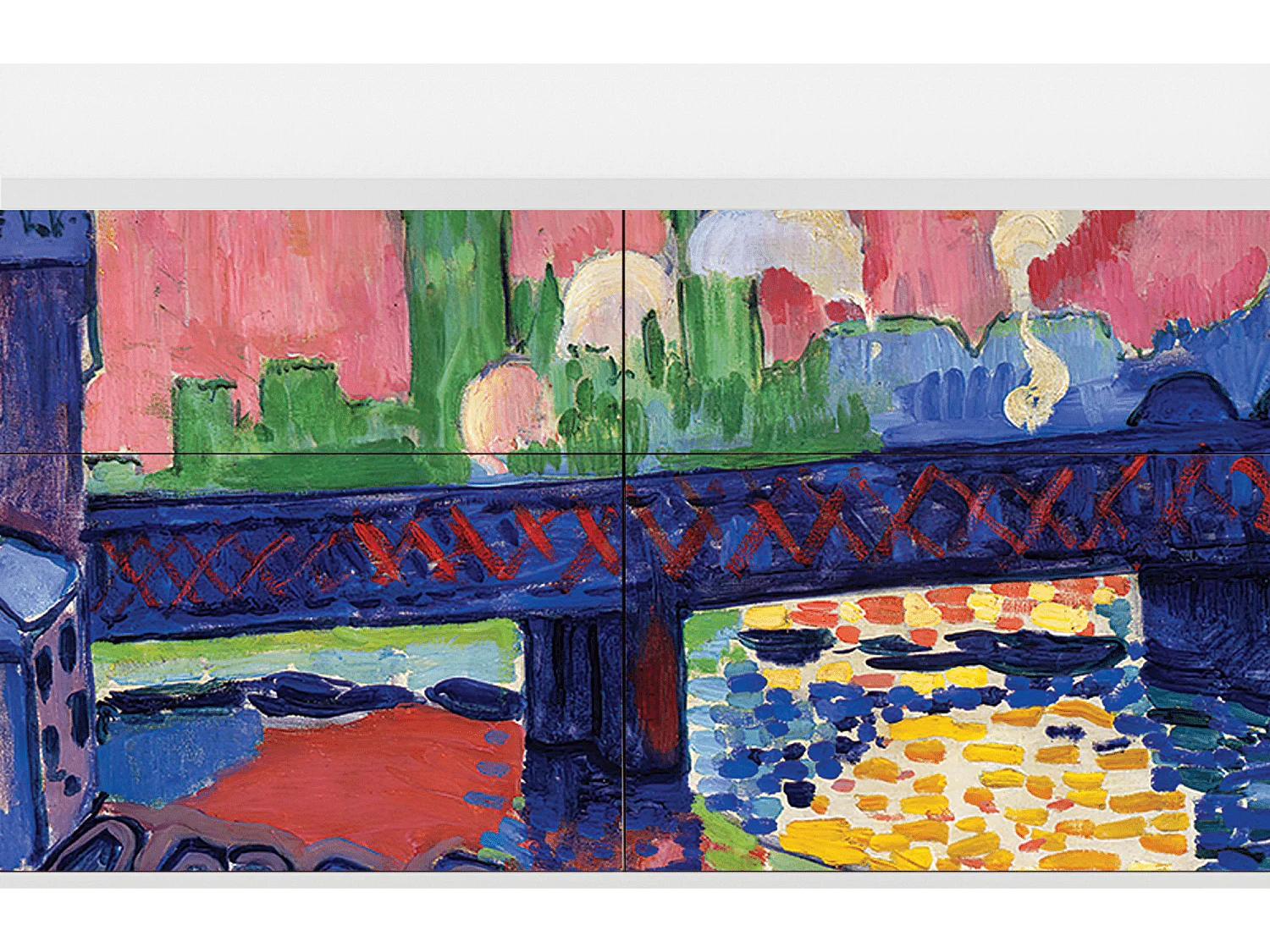 Buffet - 115x85x48 cm - BS4 - Charing Cross Bridge, Blanc