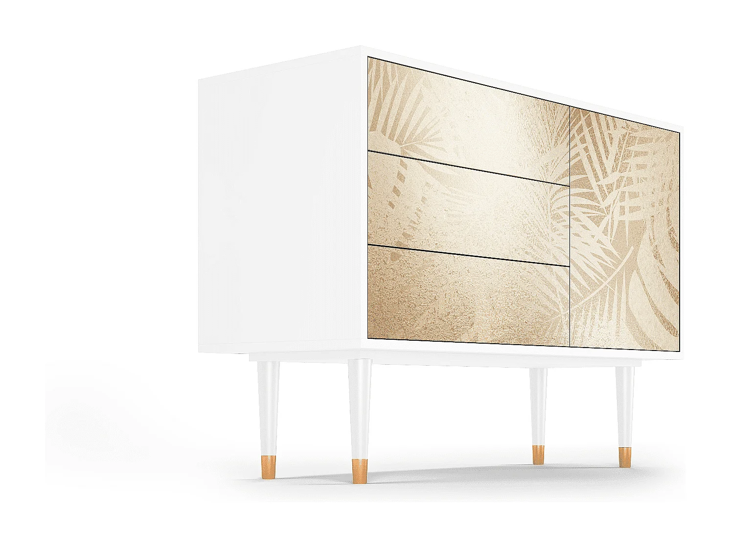 Kredens - 115х84х41 cm - S3 - Plant of the Dessert, Biały