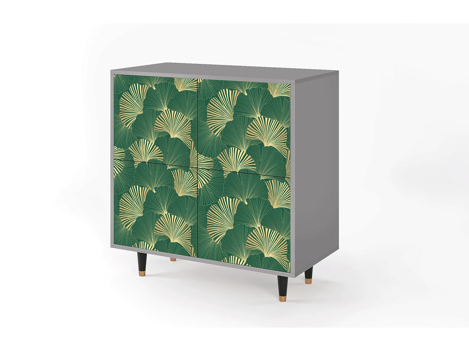 Buffet - 94x96x48 cm - BS3 - Gold Ginkgo, Gris