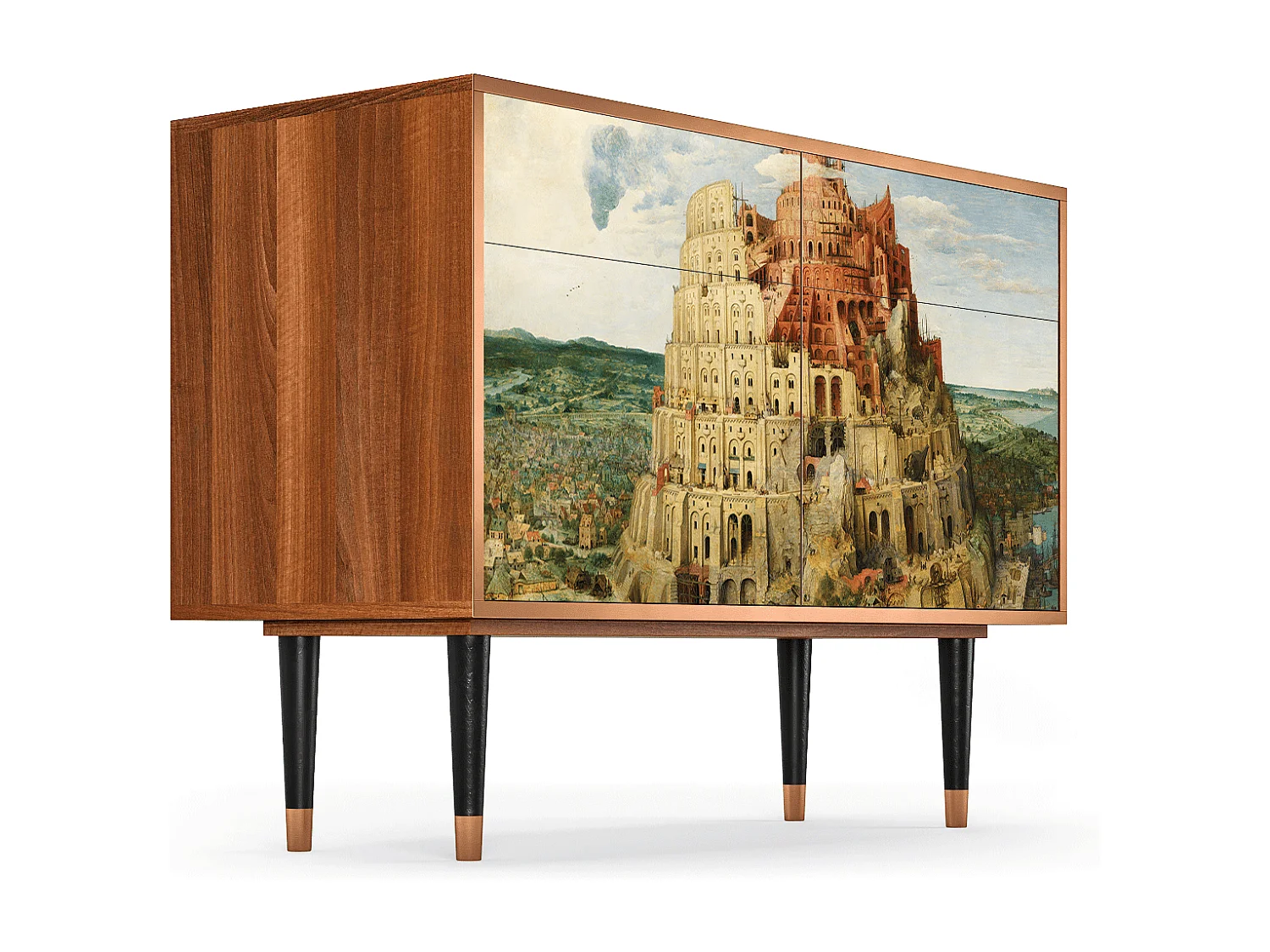 Credenza - 115x85x48 cm - BS4 - Elder The Tower, Noce