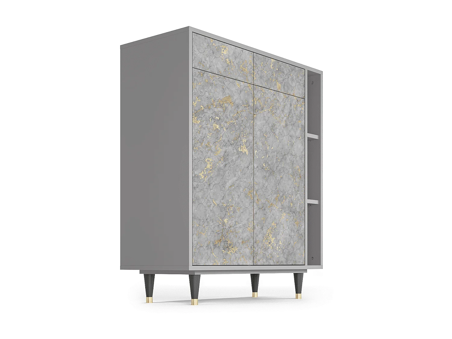 Dressoir - 96х110х41 cm - BS6 - Mariana Trench, Grijs