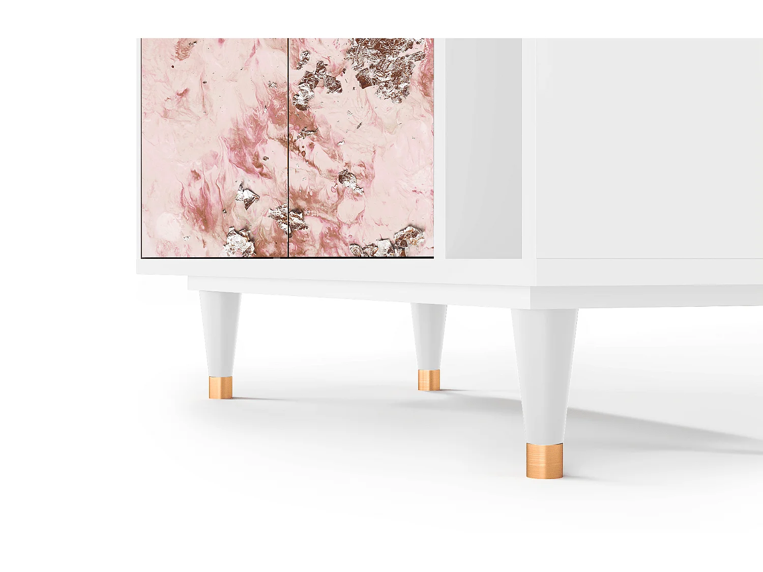 Sideboard - 96х110х41 cm - BS6 - Cotton Candy, Weiß