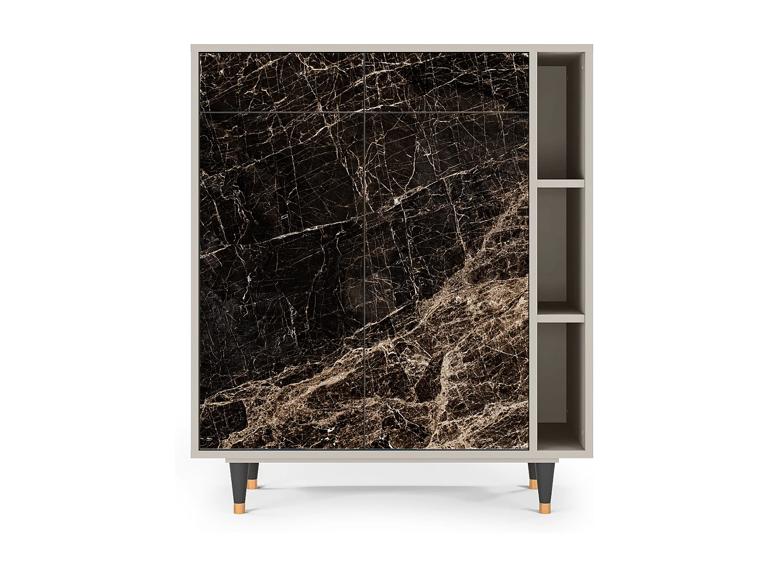 Aparador - 96х110х41 cm - BS6 - Night Abyss, Areia