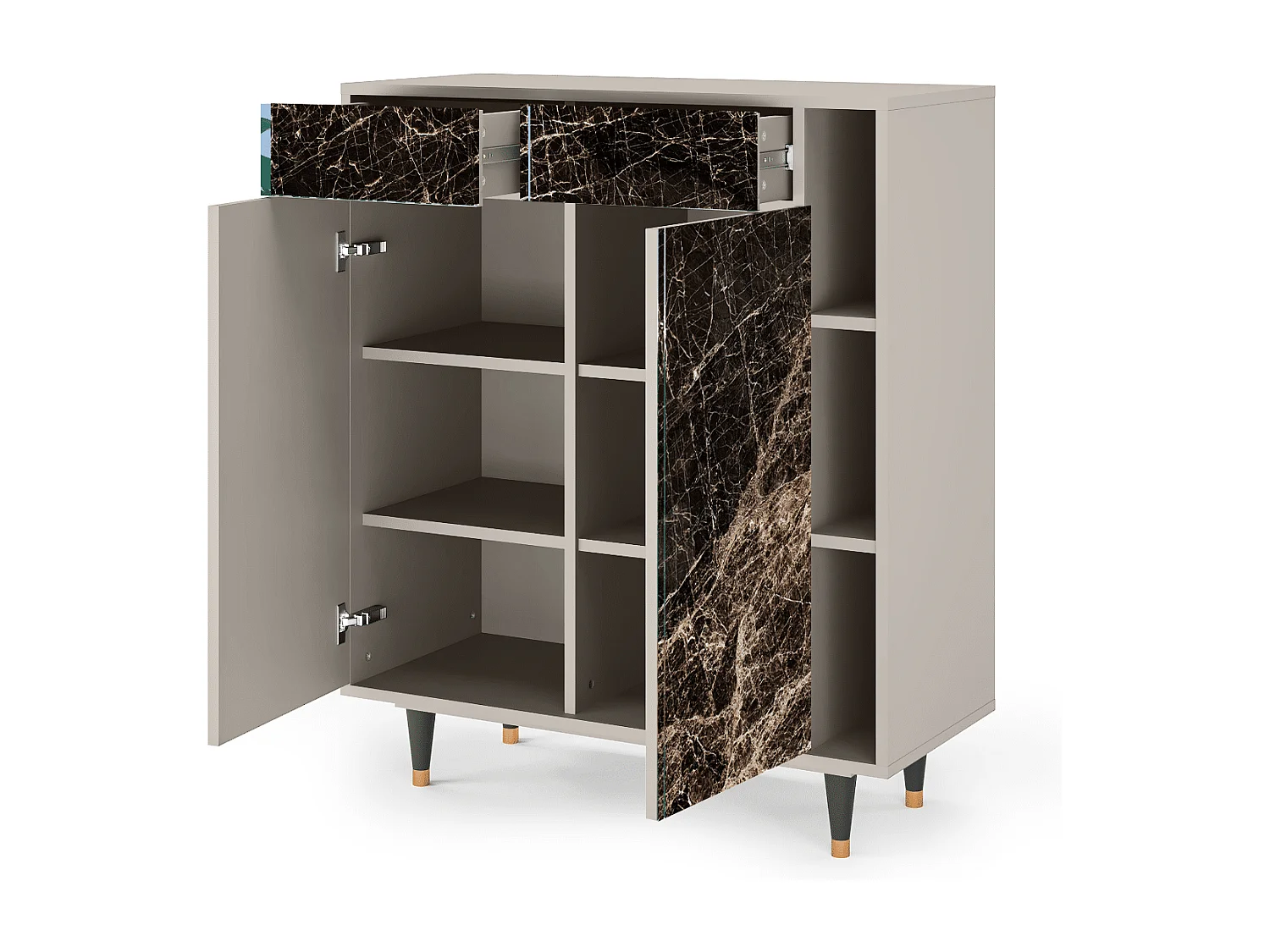 Aparador - 96х110х41 cm - BS6 - Night Abyss, Arena