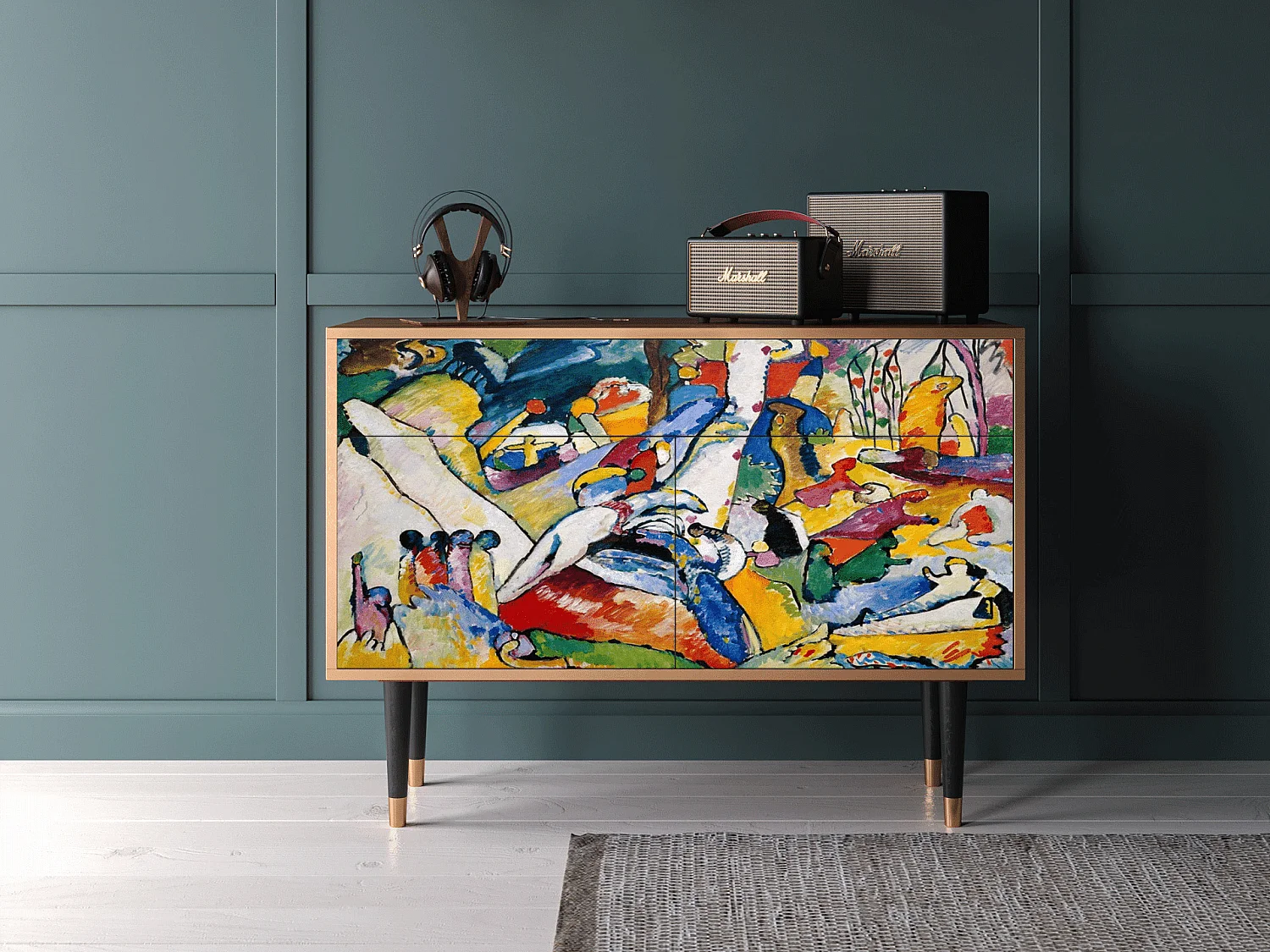 Buffet - 115x85x48 cm - BS4 - Improvisation 26  , Noyer