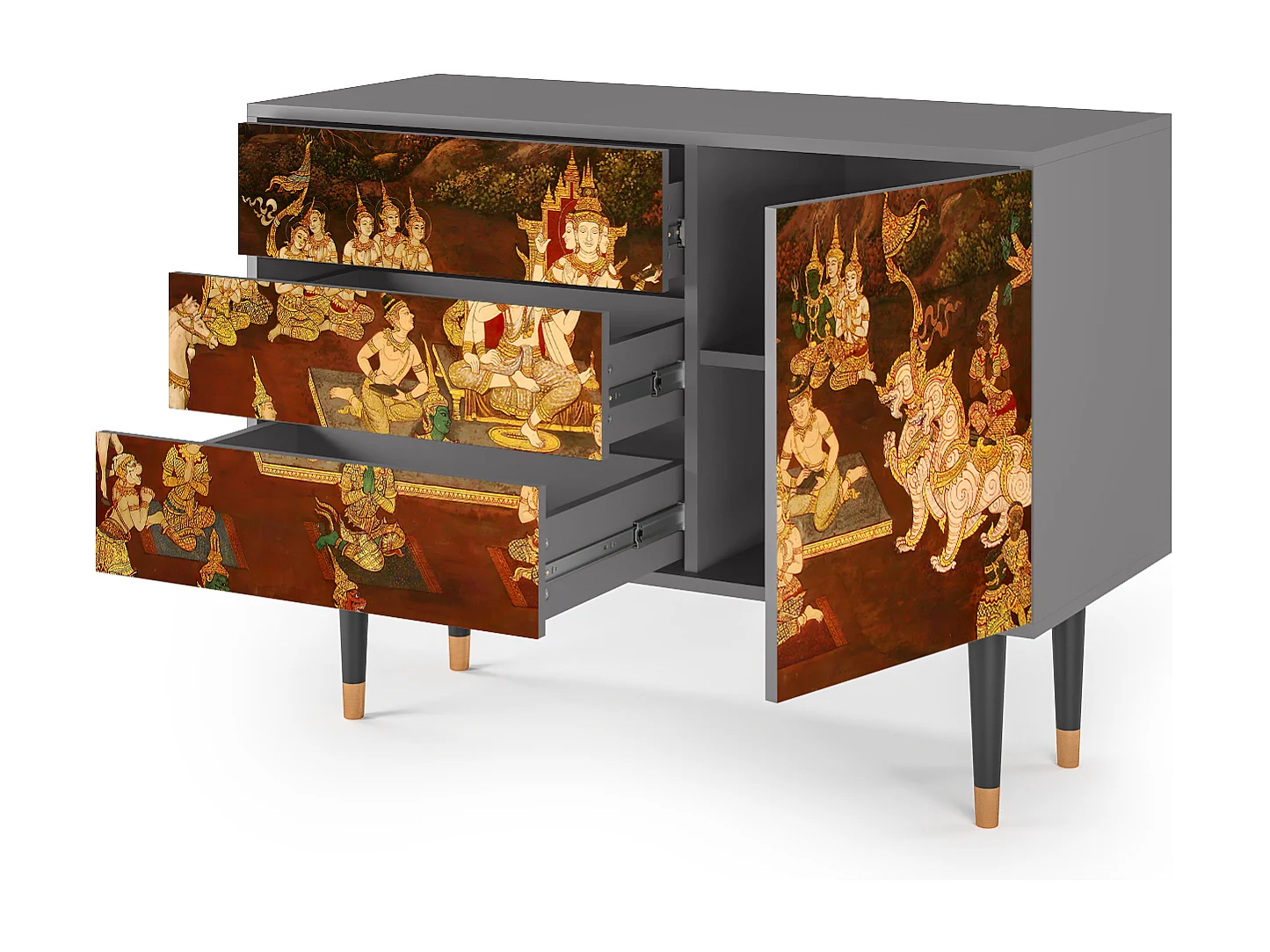 Buffet - 115х84х41 cm - S3 - The Creation of Adam, Gris
