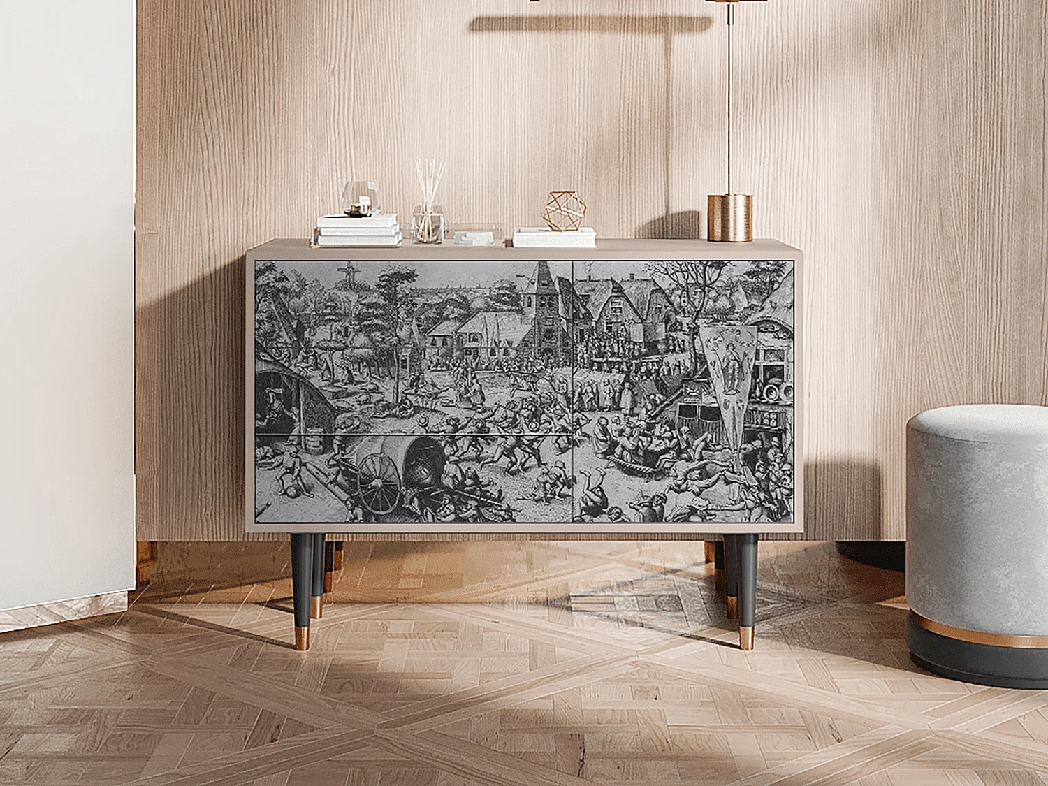 Credenza - 115х84х41 cm - S3 - The Festival of Saint, Latte