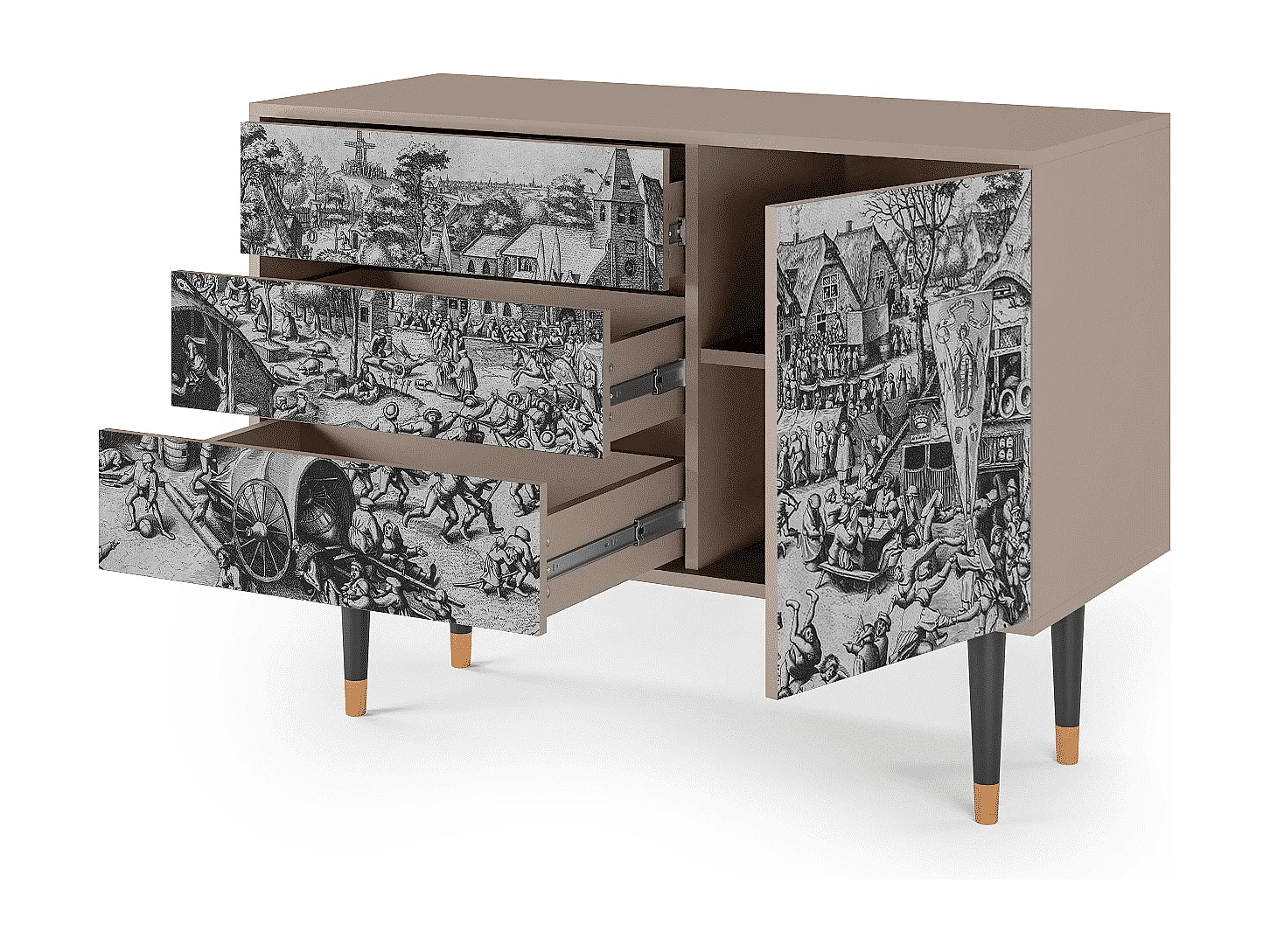 Buffet - 115х84х41 cm - S3 - The Festival of Saint, Latte