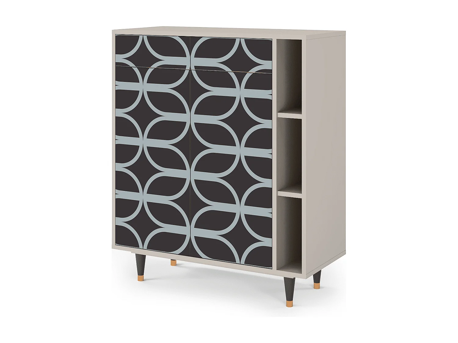 Buffet - 96х110х41 cm - BS6 - Braided Blue, Sable